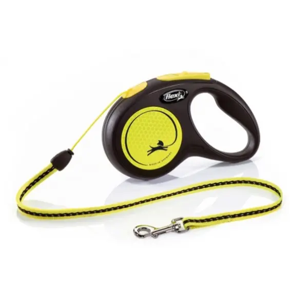 Flexi  Classic Neon XS Mini- 3м въже, до 8кг - светлоотразителен