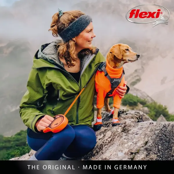 Flexi  Xtreme L - 8м лента, до 55кг - цвят оранж