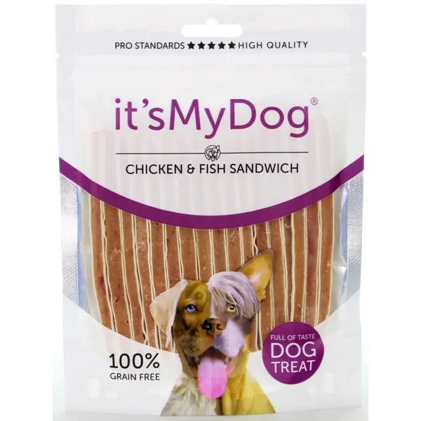 Its my dog It's My Dog Chicken & Fish Grain Free - ленти пиле и риба, 85 г