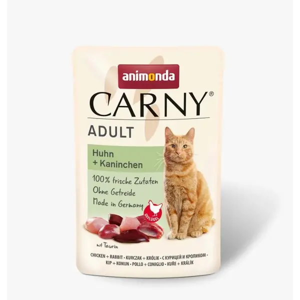 Carny Adult пауч с пиле и заешко, 85 г