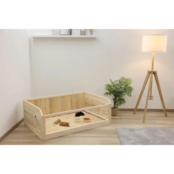 Kerbl Luxury wooden home for Guinea pigs - Луксозен дървен дом за  Морски свинчета и други малки животни - 114 / 76 / 40 см