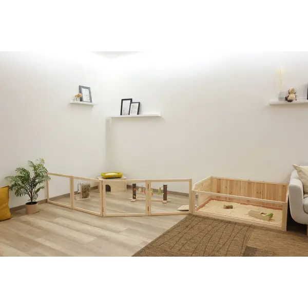 Kerbl Luxury wooden home for Guinea pigs - Луксозен дървен дом за  Морски свинчета и други малки животни - 114 / 76 / 40 см