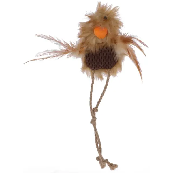 Kerbl Wild Chicken - Играчка за котки Диво пиле с пера, 27 см