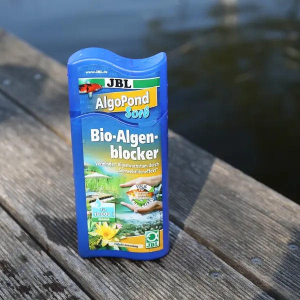 JBL AlgoPond Sorb – био-алги блокер за пречистване на водата в езерата чрез  блокиране на спектър от светлината, важен за растежа на алгитe - 500 ml