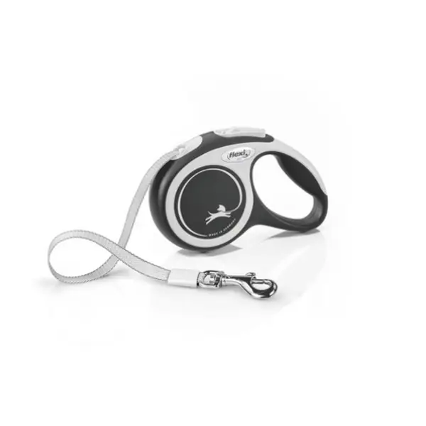 Flexi  Comfort XS Mini- 3м лента, до 12кг, черно