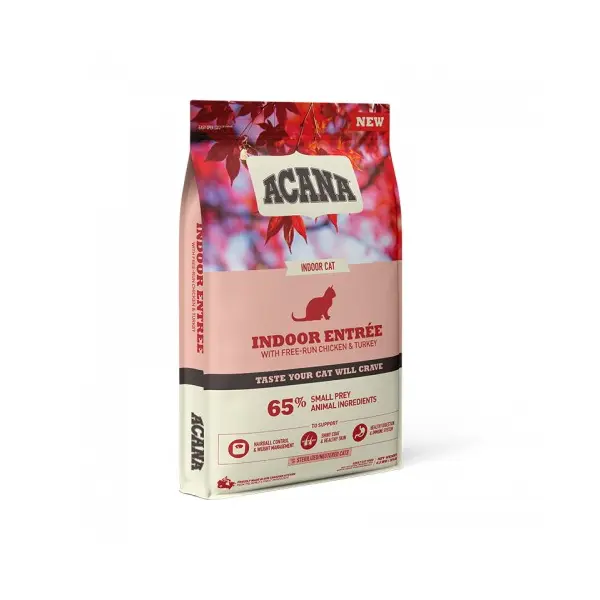 Acana Indoor Cat - суха храна за домашни котки - 4.5 кг
