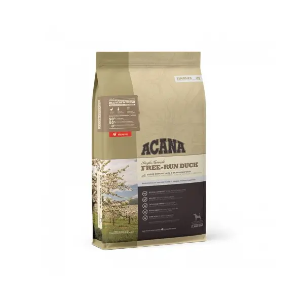 Acana Free-Run Duck - суха храна за кучета на всяка възраст, от всички породи с патешко - 11.4 кг