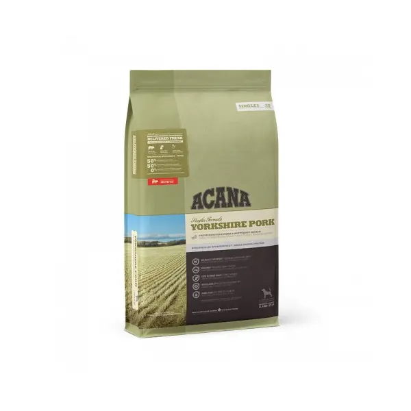 Acana Yorkshire Pork - суха храна за кучета на всяка възраст, от всички породи със свинско - 11.4 кг