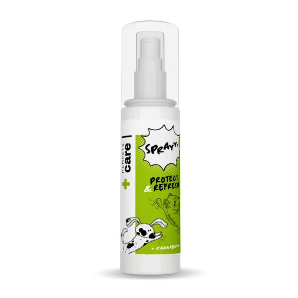 Hempets Care+ CBD Спрей срещу кърлежи и комари - 80 мл