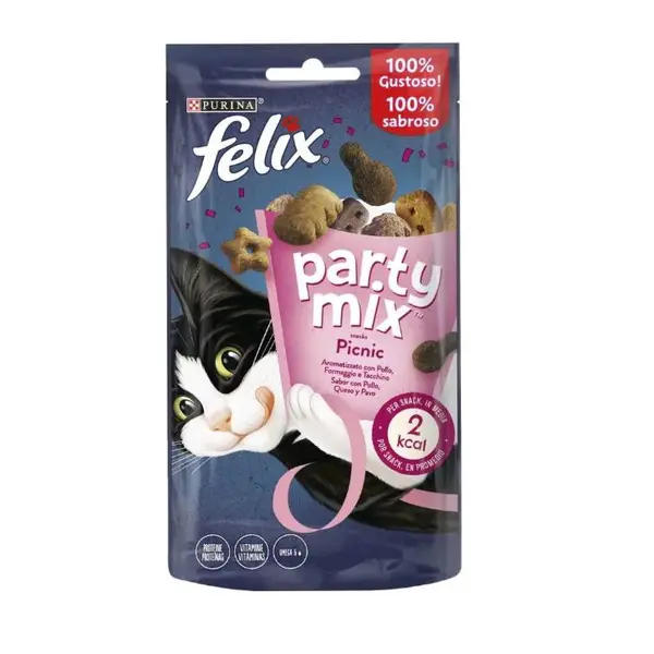 Felix Party Mix - Picnic mix - лакомство за котки - Пикник Микс 60 гр