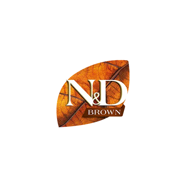 N&D Brown Dog Lamb, spirulina and carrot Adult Mini - суха храна без зърнени култури за кучета с кафява козина от мини породи над 1 година, с агнешко, спирулина и морков - 5 кг
