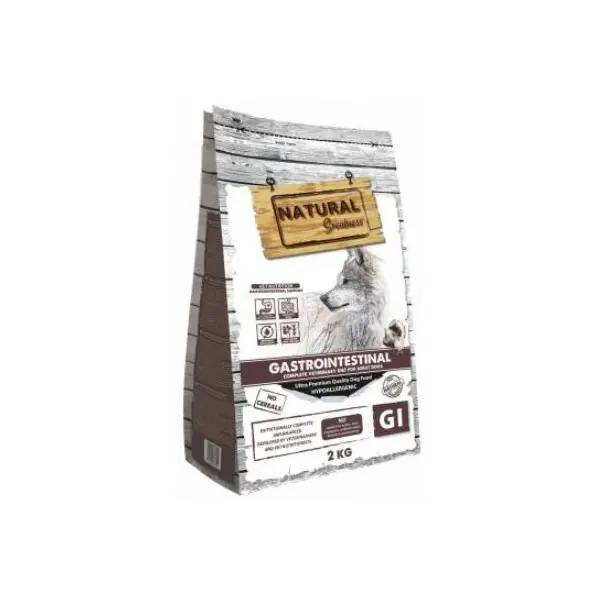 Natural Greatness VET Gastrointestinal - гранулирана лечебна храна за кучета с чревни нарушения  - 2 кг