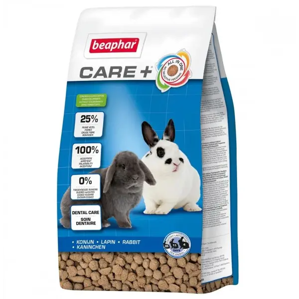 Beaphar Care+ Rabbit - Пълноценна гранулирана храна за зайци - 700 г