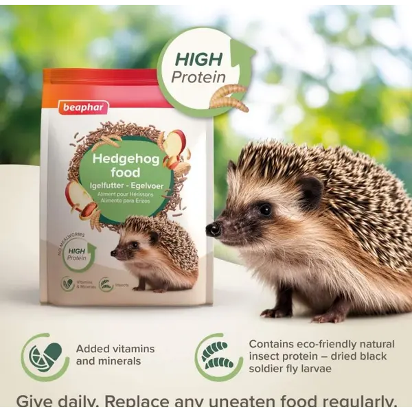 Beaphar Hedgehog Food - Пълноценна храна за всички видове таралежи, 1 кг