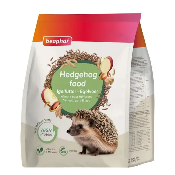 Beaphar Hedgehog Food - Пълноценна храна за всички видове таралежи, 1 кг