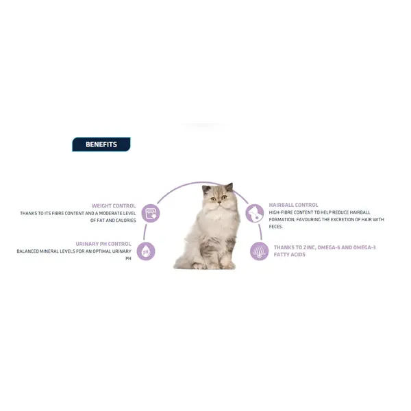 Advance Cat Hairball Sterilized - Суха храна против космени топки за  кастрирани котки с пуешко и ечемик - 10 кг-