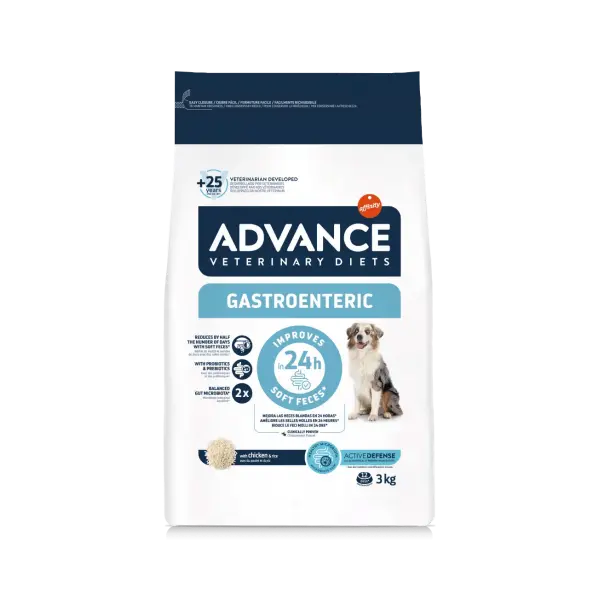 Advance Dog VET Diets Gastroenteric - Ветеринарна диета за кучета със стомашно-чревни заболявания - 3 кг