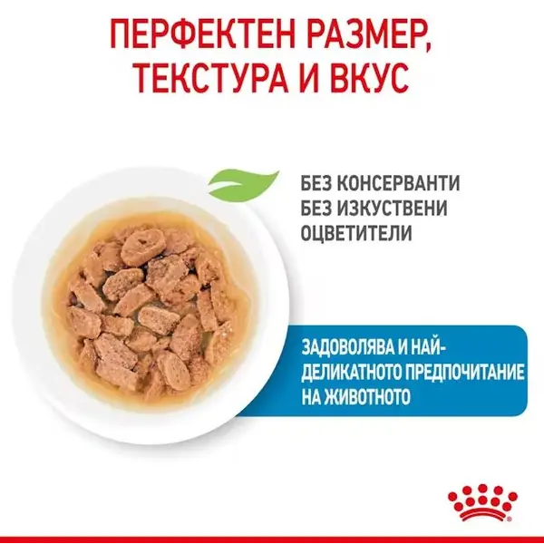 Royal Canin Mini Puppy Pouch - Пълноценна мокра храна в пауч за кученца от дребни породи до 10 месеца - пакет 4 бр х 85 г