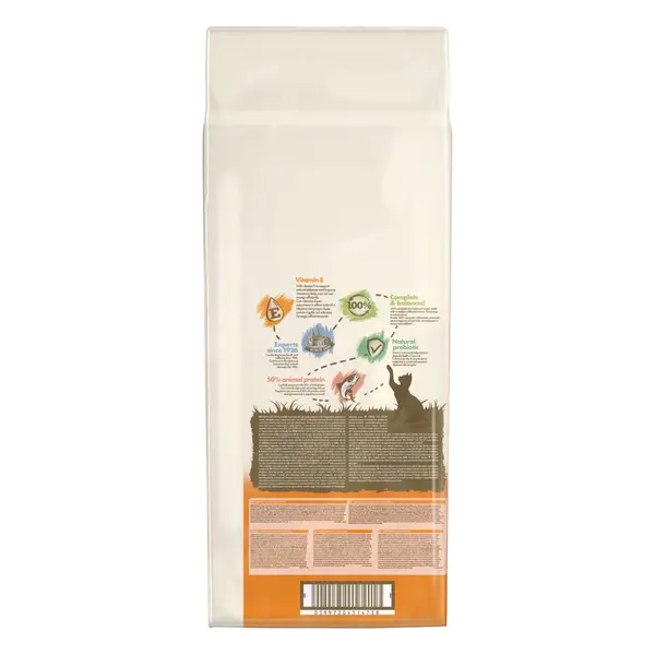 Cat Chow Adult - Пълноценна суха храна за котки с риба тон и сьомга - 15 кг