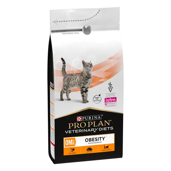 Purina ProPlan Obesity OM - суха храна за котки с наднормено тегло - 1,5 кг