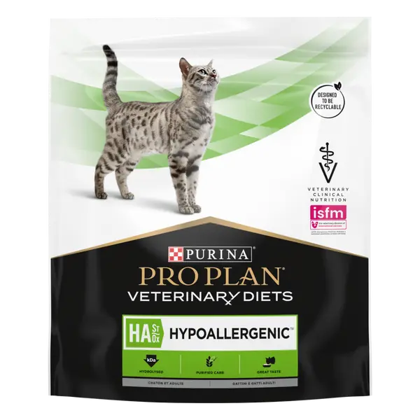 Purina ProPlan Hypoallergenic HA - суха храна за котки с хранителни алергии и непоносимост към храни - 325 г