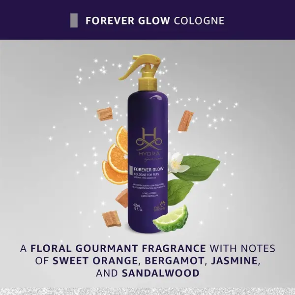 Hydra Groomers Forever Glow Cologne - Парфюм за кучета и котки - 450 мл