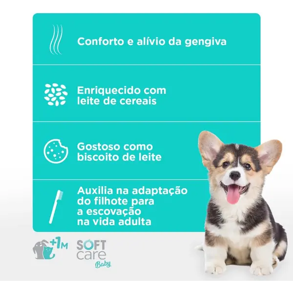 Soft Care Baby -  Дентален гел за кученца и котки - 40 г