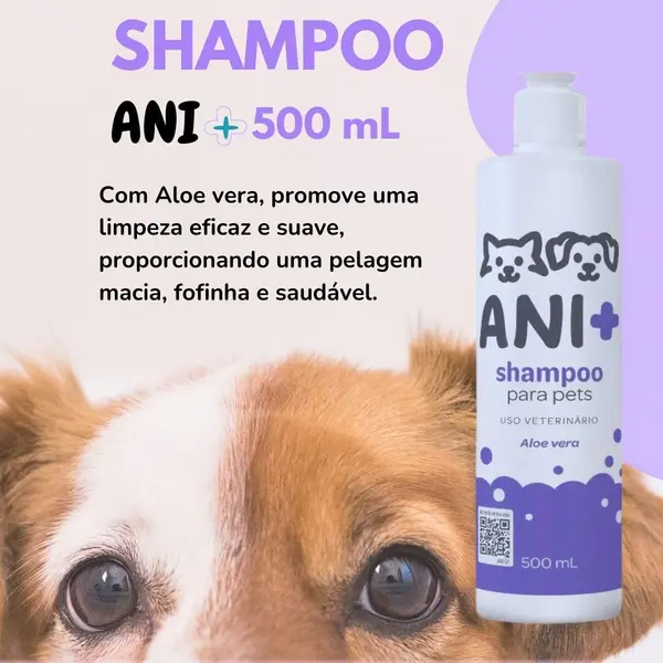 ANI + Pet Shampoo - Шампоан за кучета и котки с алое вера - 500 мл