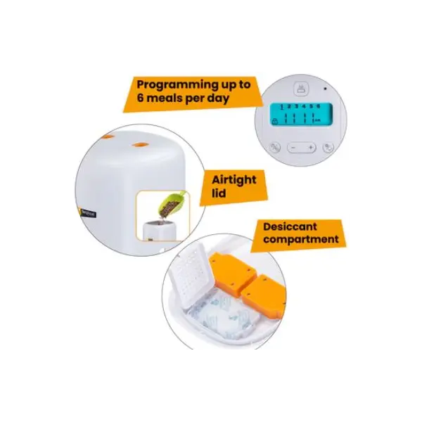 Ferplast Risto Pet Feeder - Автоматичен диспенсър за храна за кучета и котки