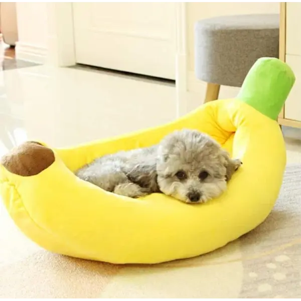 PlayMe - Ultra Soft Full Season Banana Pet Kennel - Плюшено легло Банан 70 х 40 см