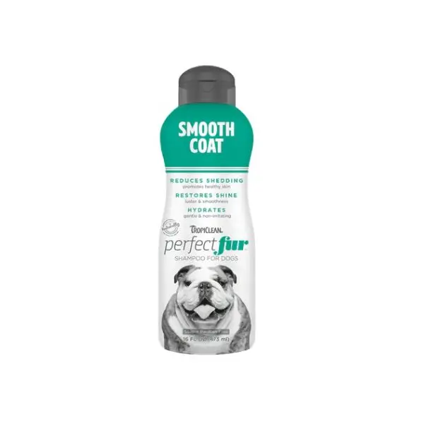 TropiClean Perfect Fur Smooth Coat Shampoo - Шампоан за Кучета с Гладка Козина - 473 мл
