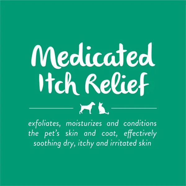 TropiClean Medicated Anti Itch Oatmeal and Tea Tree - Лечебен Шампоан против Сърбеж с Овес и Чаено Дърво - 355 мл