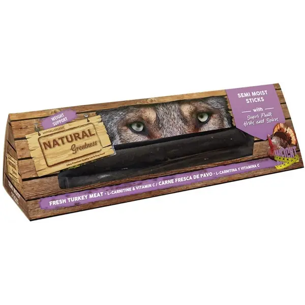Natural Greatness Semi Moist Stick Weight Support - Полувлажни лакомства за кучета за регулиране на теглото - 150 г