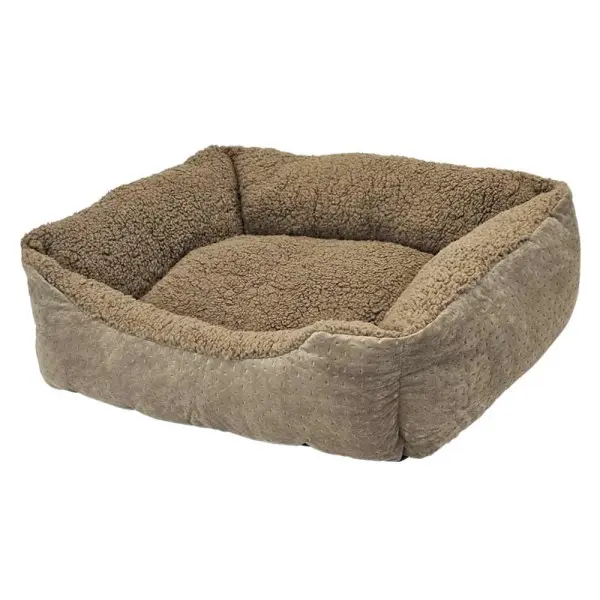 Nobby Comfort bed square Classic TEDDY - Меко легло за кучета  50 х 40 х 17 см