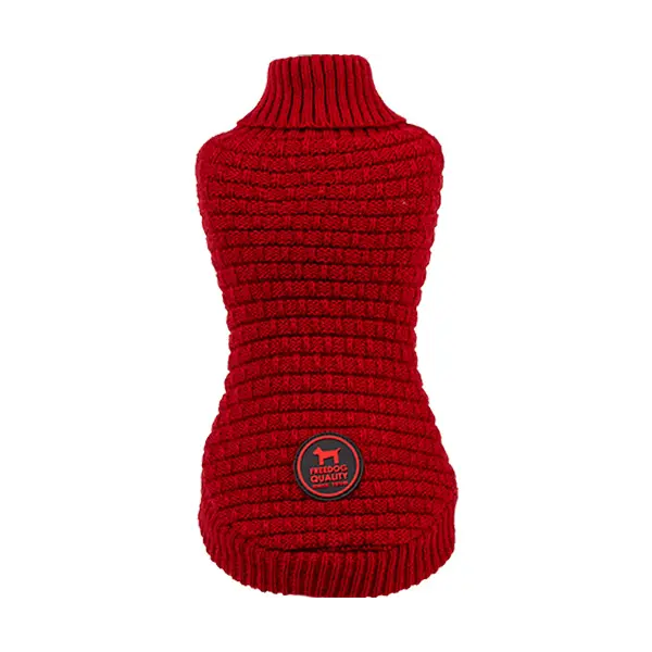 Freedog Frapp Sweater RED - Пуловер за куче, червен