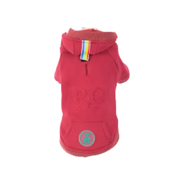 Freedog  L.A. Hoodie RED - Суитчър за кучета, червен