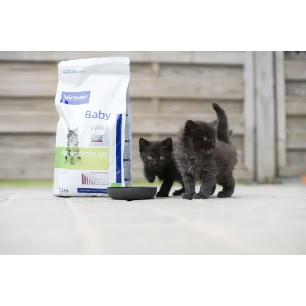 Virbac HPM Kitten Pre Neutered Cat - пълноценна храна за малки котенца до 12 месечна възраст или до до кастрация - 1,5 кг
