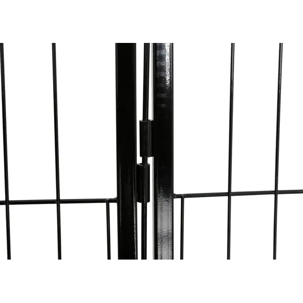 Kerbl Dog and Puppy Outdoor Pen – Метално заграждение за кучета или котенца, усилена с врата, 8 части