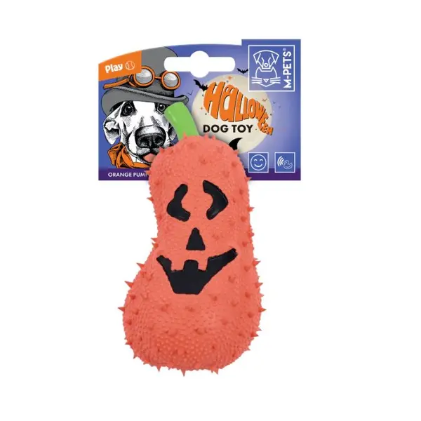 M-Pets Halloween Dog Toy - Orange Pumpkin - Играчка за кучета - оранжева тиква