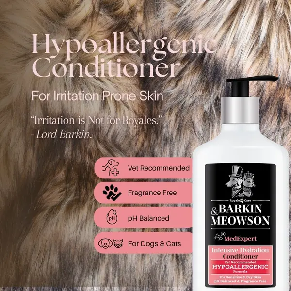 Barkin & Meowson Medexpert Hypoallergenic- хипоалергенен балсам за котки и кучета, 350 мл