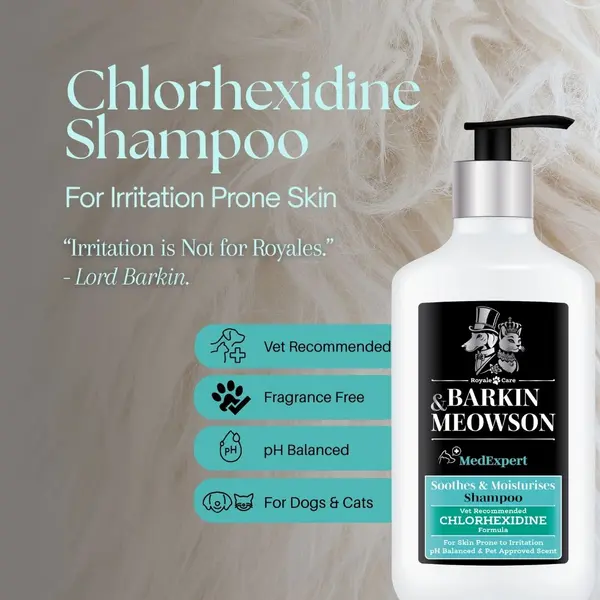 Barkin & Meowson MedЕxpert Chlorhexidine - шампоан с хлорхексидин, 350 мл