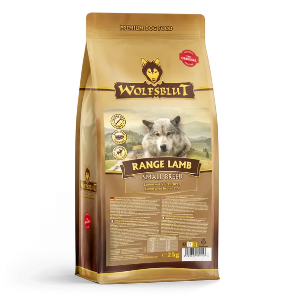 Wolfsblut Range Lamb Small Breed - суха храна за дребни породи кучета с агнешко и ориз, 2 кг