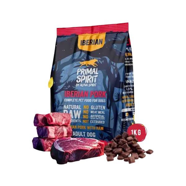 Primal Spirit Iberian pork - Суха храна за кучета с иберийско свинско месо - 12 кг