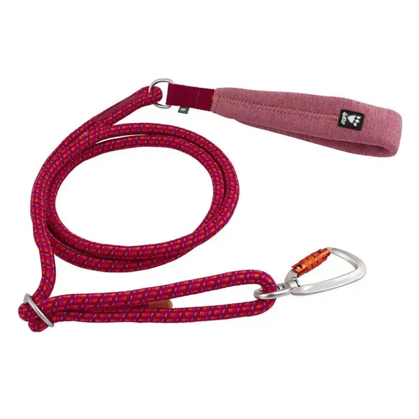 Hurtta Eco Red - Регулируем повод за куче, въже, червен,   120 - 180 см / 6 мм
