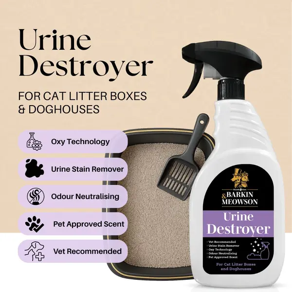 Barkin & Meowson Urine Destroyer – Спрей против петна и миризма на урина, 450 мл.