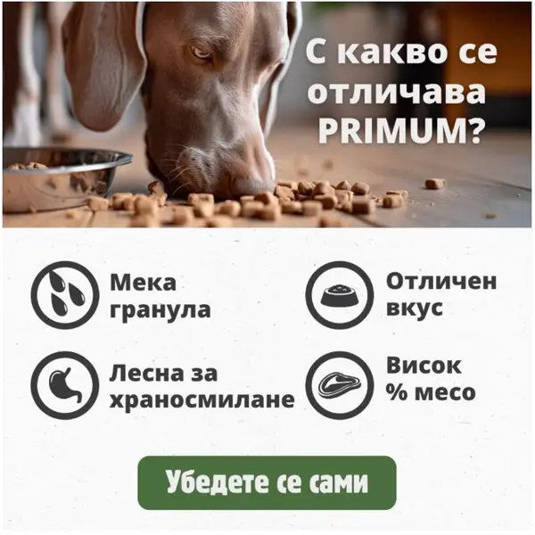 Primum Soft Monoprotein Chicken – мека, полувлажна гранулирана храна за израснали кучета, без зърно, с пилешко и картофи, 5 кг