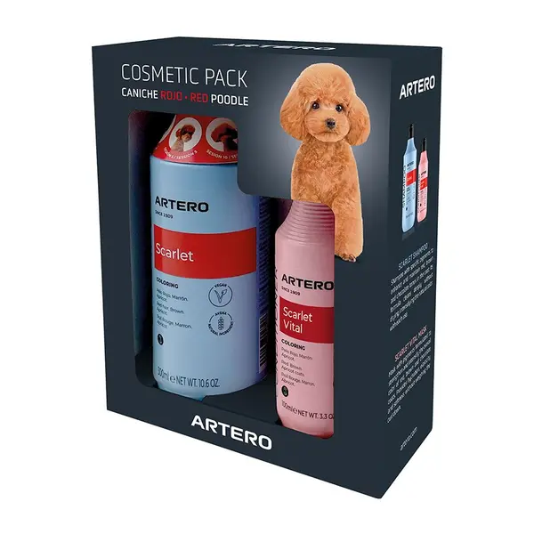 Artero Red Poodle Pack – Козметичен комплект за червени, кайсиеви и шоколадови козини