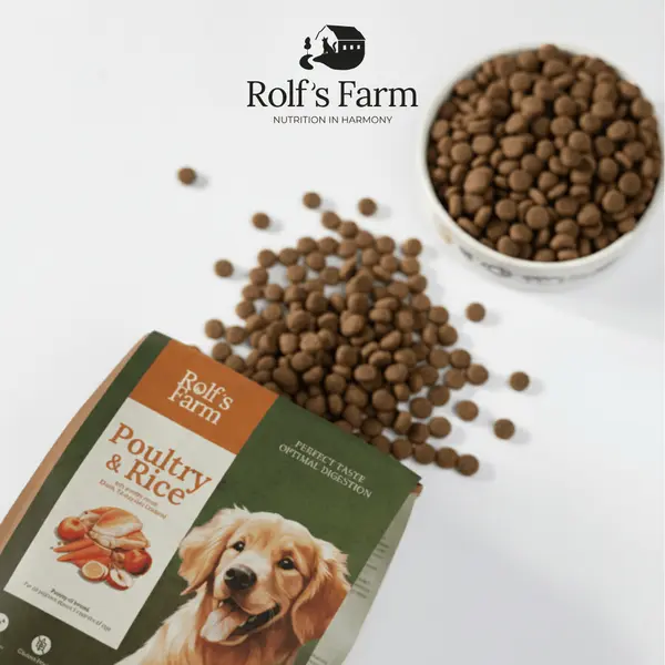 Rolf’s Farm Puppy Poultry&Rice – храна за кученца до 12 месеца с птиче и ориз, 12 кг