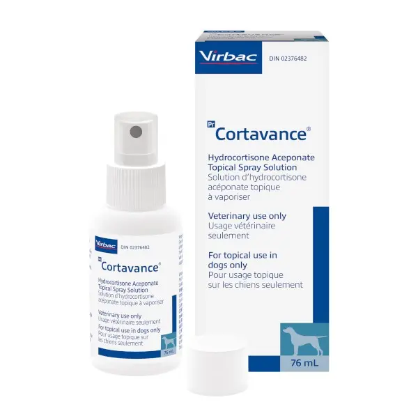 Virbac Cortavance - за симптоматично лечение на дерматози при кучета, проявяващи се с възпаление и сърбеж 76 мл.