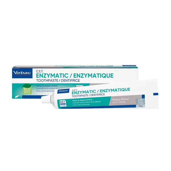 Virbac Enzymatic Toothpaste for Dogs & Cats - Ензимна паста за зъби за кучета и котки, 70 г